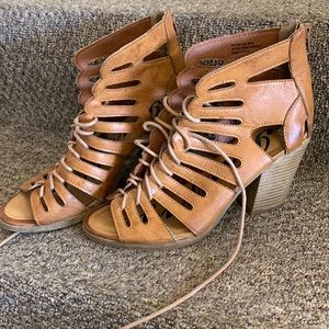 chunky heel sandals